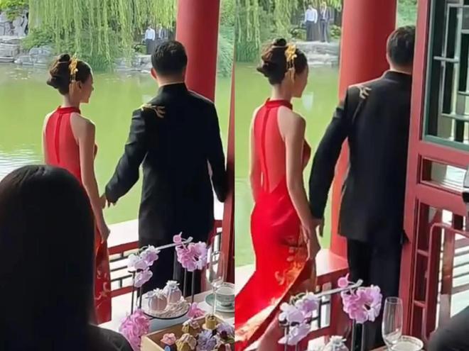 马筱梅的婚礼太潦草四合院布置简陋j9国际汪小菲二婚穿高跟皮鞋他和(图5)